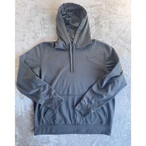 Nike Therma Fit Hoodie Mens XL Gray Athletic Techwear Training Gym Dadcore